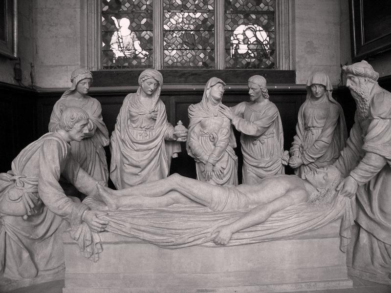 Mise au tombeau (Saint Etienne du Mont, Paris)
